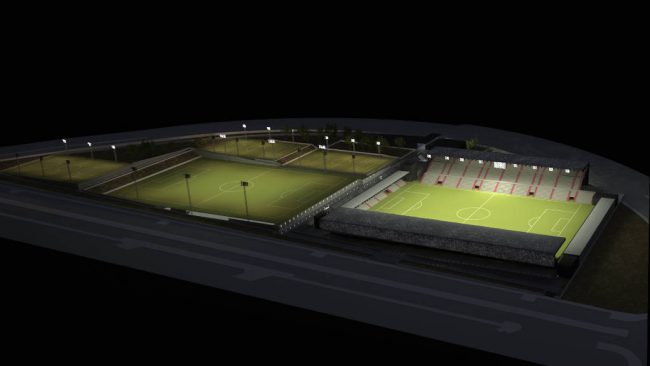Proyección Ciudad del Fútbol de Guadalajara