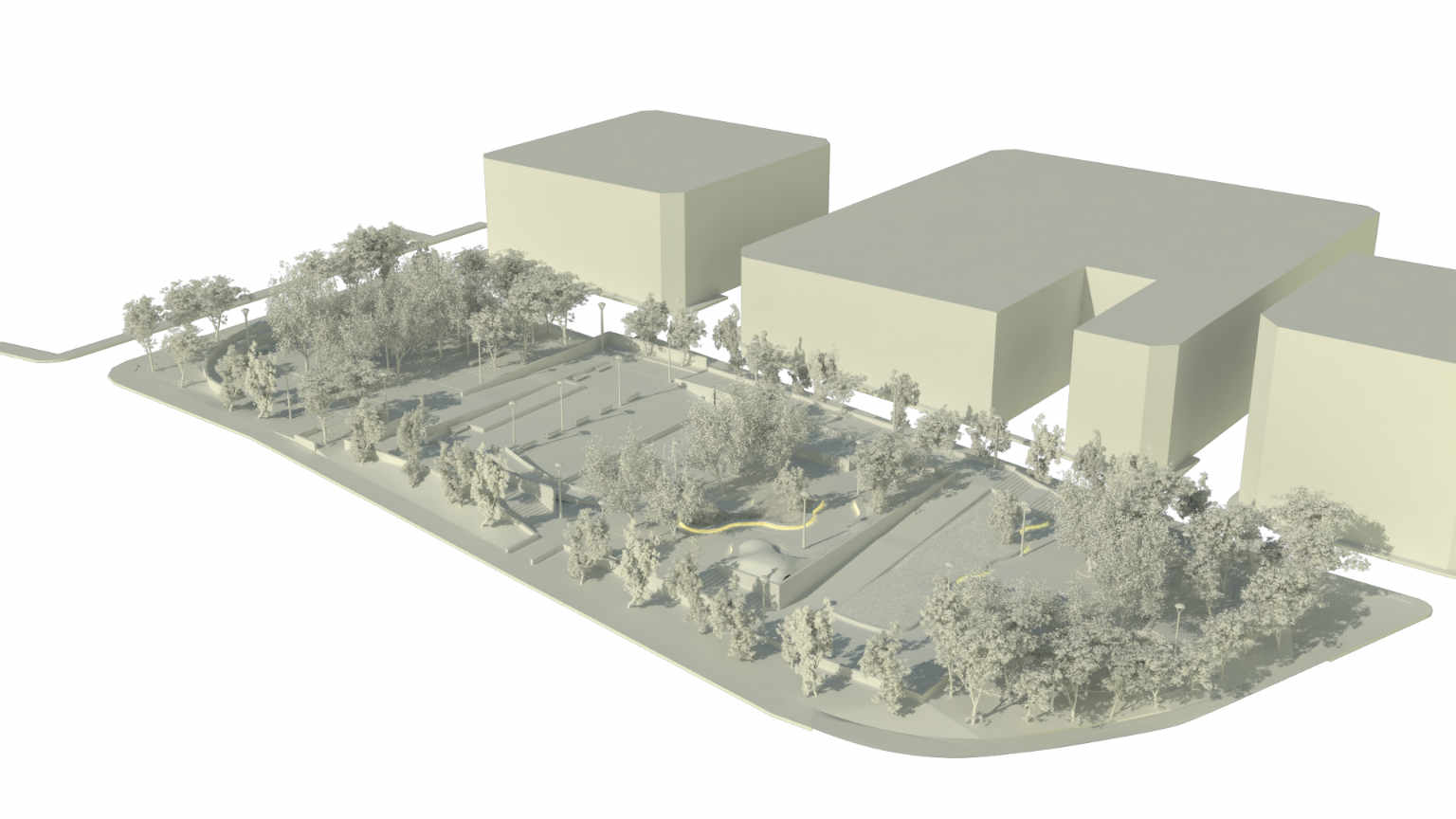 Infografía Obra Parque Adolfo Suarez